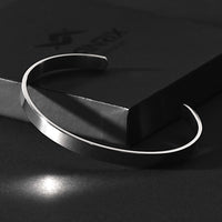 Blake – Matte Silver Stainless Steel Cuff