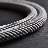 Ash - 4mm doube-layer Milan rope bracelet in grey