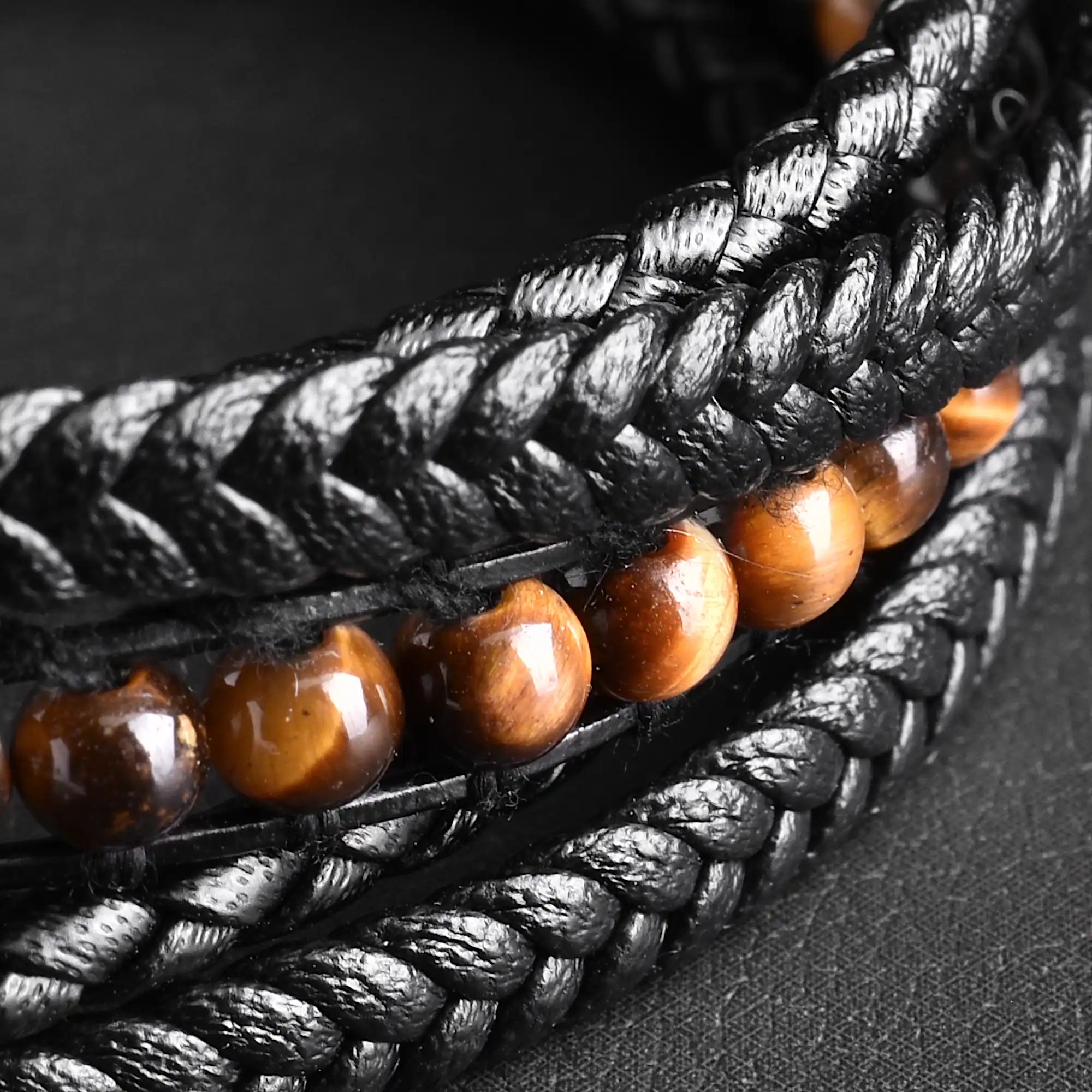 Aurum - Leather Bracelet for the Rugged Masculinity | Rianrix