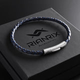 Ben - 4mm Leather Bolo Bracelet (Dark Blue)