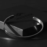 Blake – Matte Silver Stainless Steel Cuff