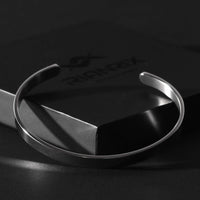 Blake – Matte Silver Stainless Steel Cuff