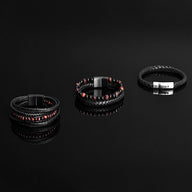 The Axton Set – Men’s Bracelet Bundle (Triple Leather)