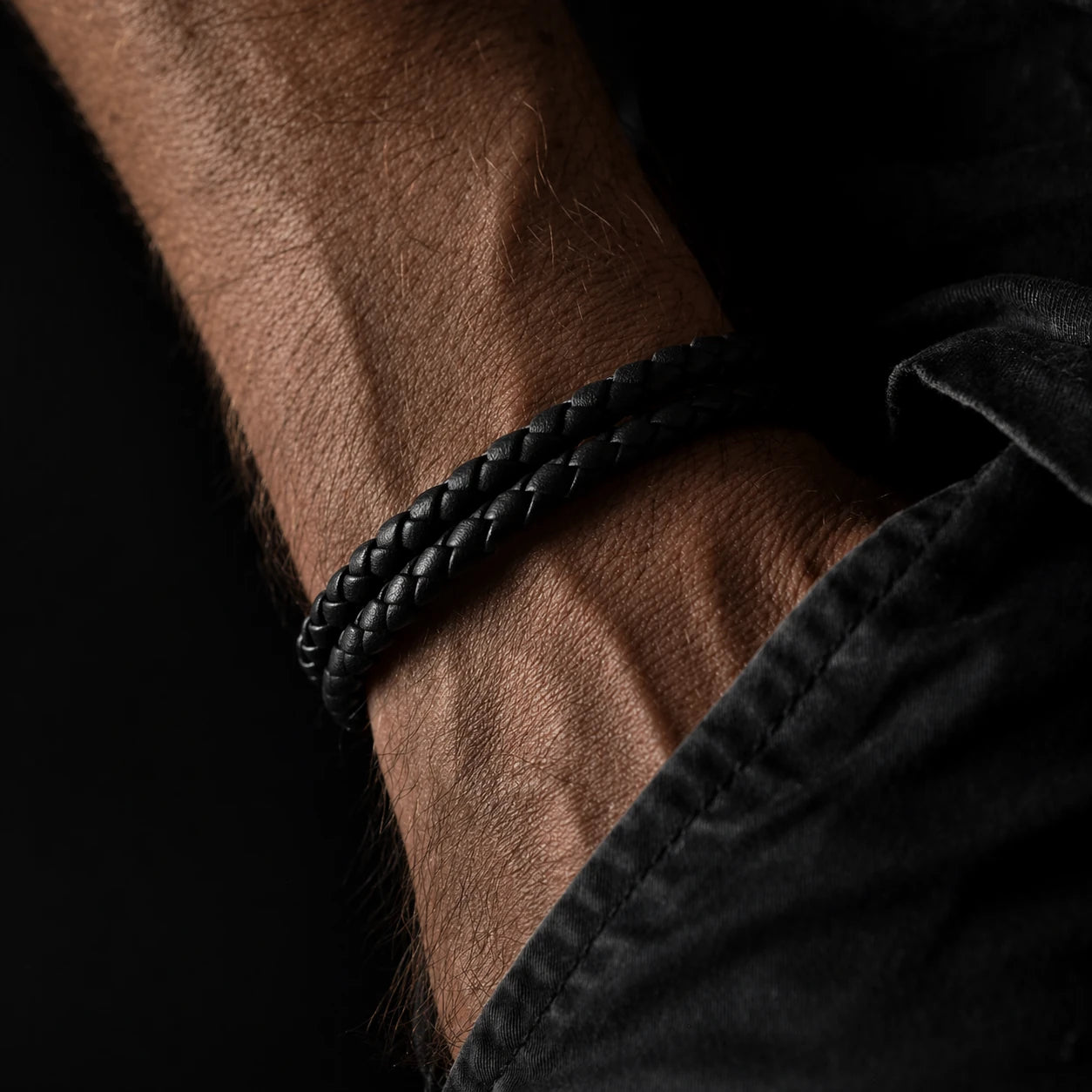 Cassian – 6mm Double-Layer Nappa (Black)