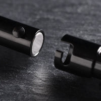 Titan - 4mm doube-layer Milan rope bracelet in black grey