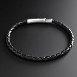 Cole - 4mm Leather Bolo Bracelet (Classic Black)