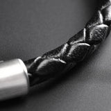 Cole - 4mm Leather Bolo Bracelet (Classic Black)