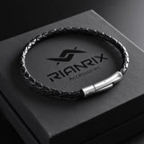 Cole - 4mm Leather Bolo Bracelet (Classic Black)