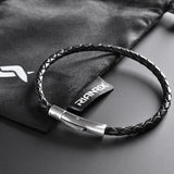 Cole - 4mm Leather Bolo Bracelet (Classic Black)