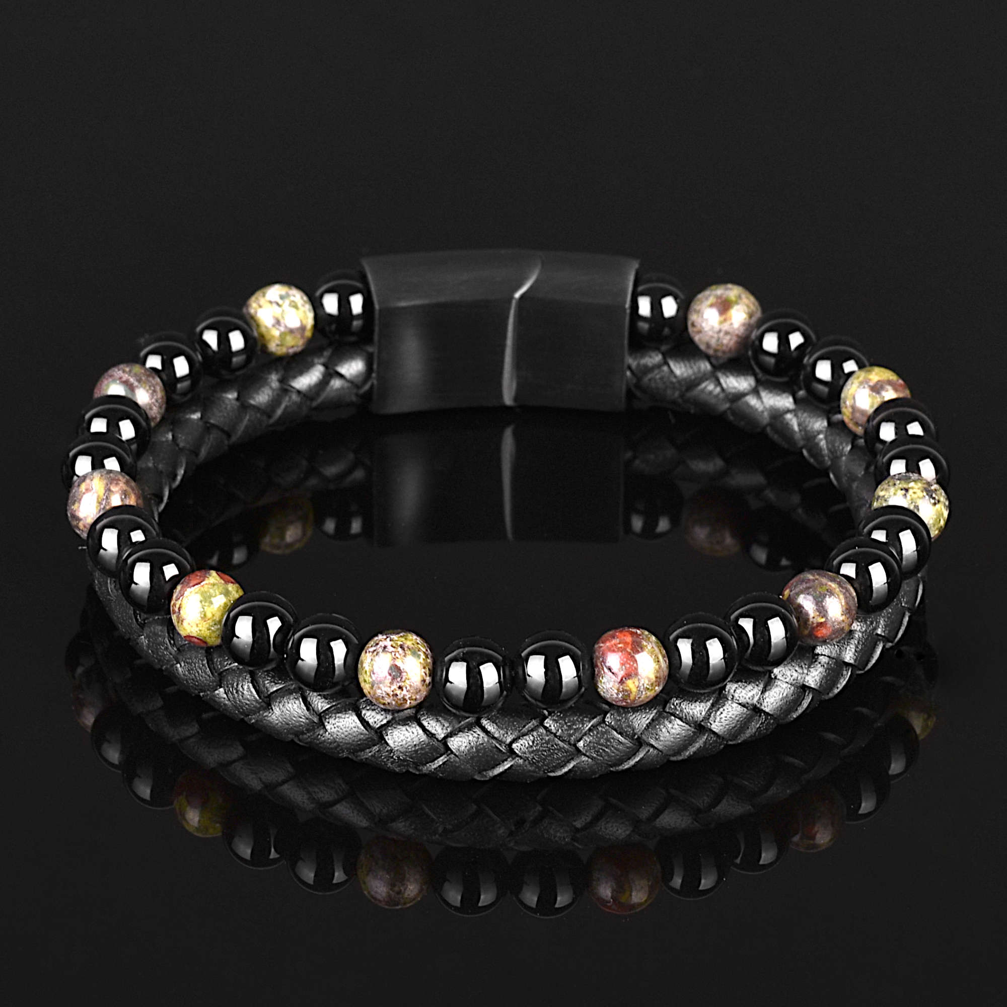 The Drakar Set – Men’s Bracelet Bundle (Triple Leather)