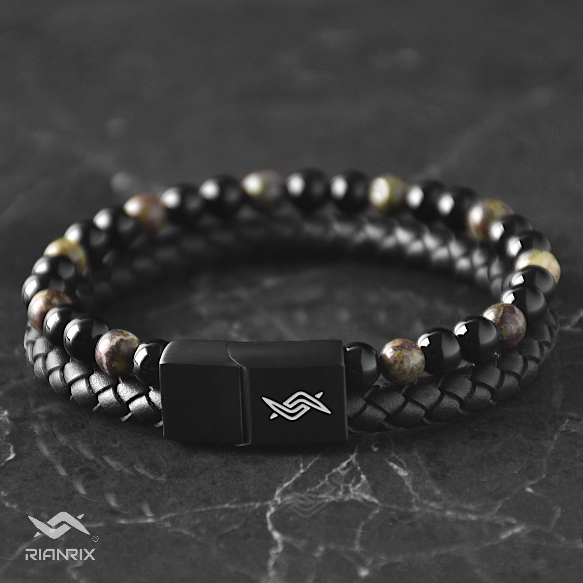 The Drakar Set – Men’s Bracelet Bundle (Triple Leather)