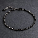 Forrest × Flint - Twisted Rope & Gunmetal Bracelet Stack