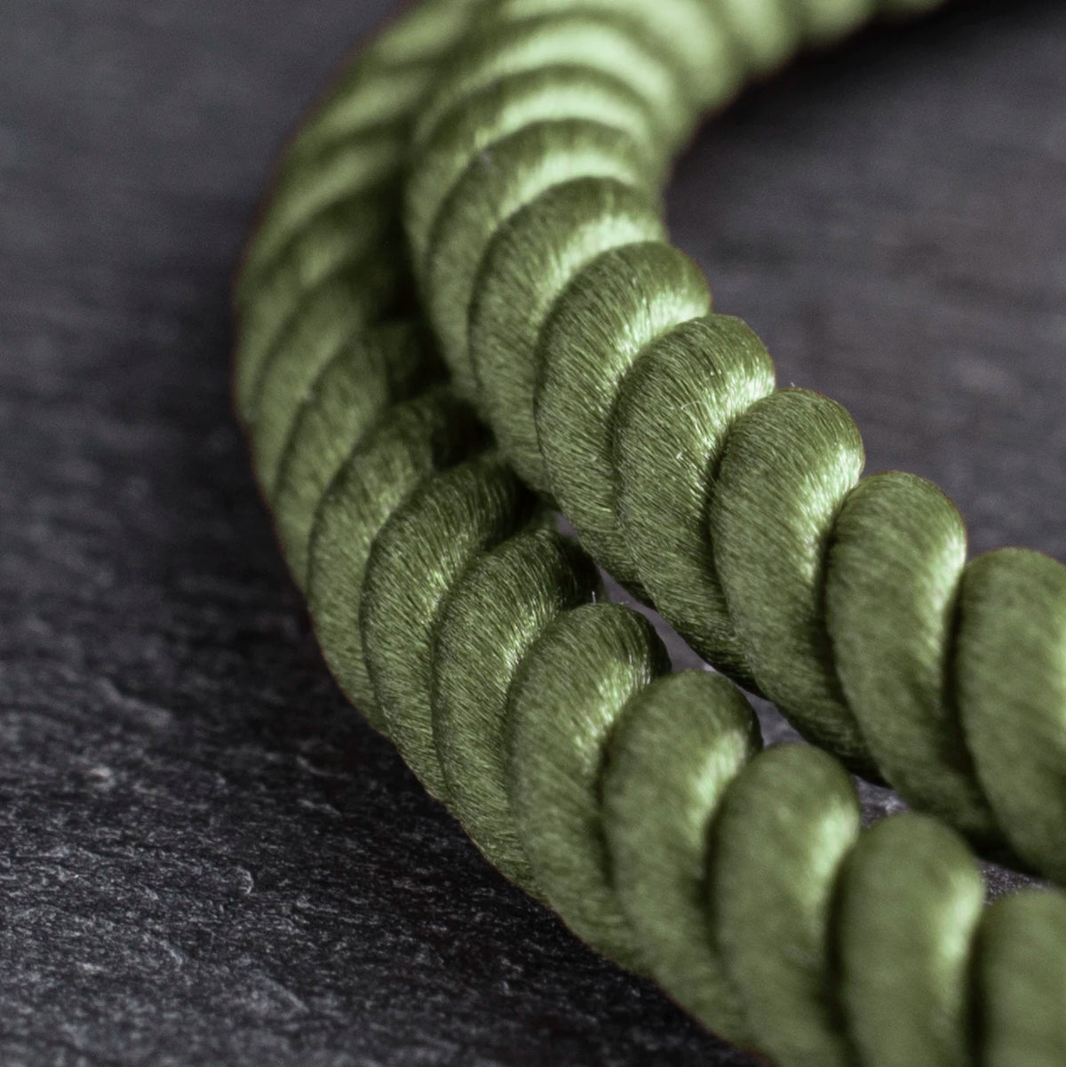 Forrest × Flint - Twisted Rope & Gunmetal Bracelet Stack