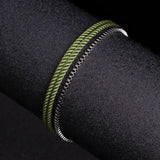 Forrest × Flint - Twisted Rope & Gunmetal Bracelet Stack