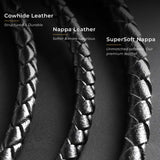 Cole - 4mm Leather Bolo Bracelet (Classic Black)