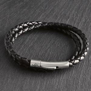 Lennox – 4mm Super Soft Nappa Bracelet (Classic Black)