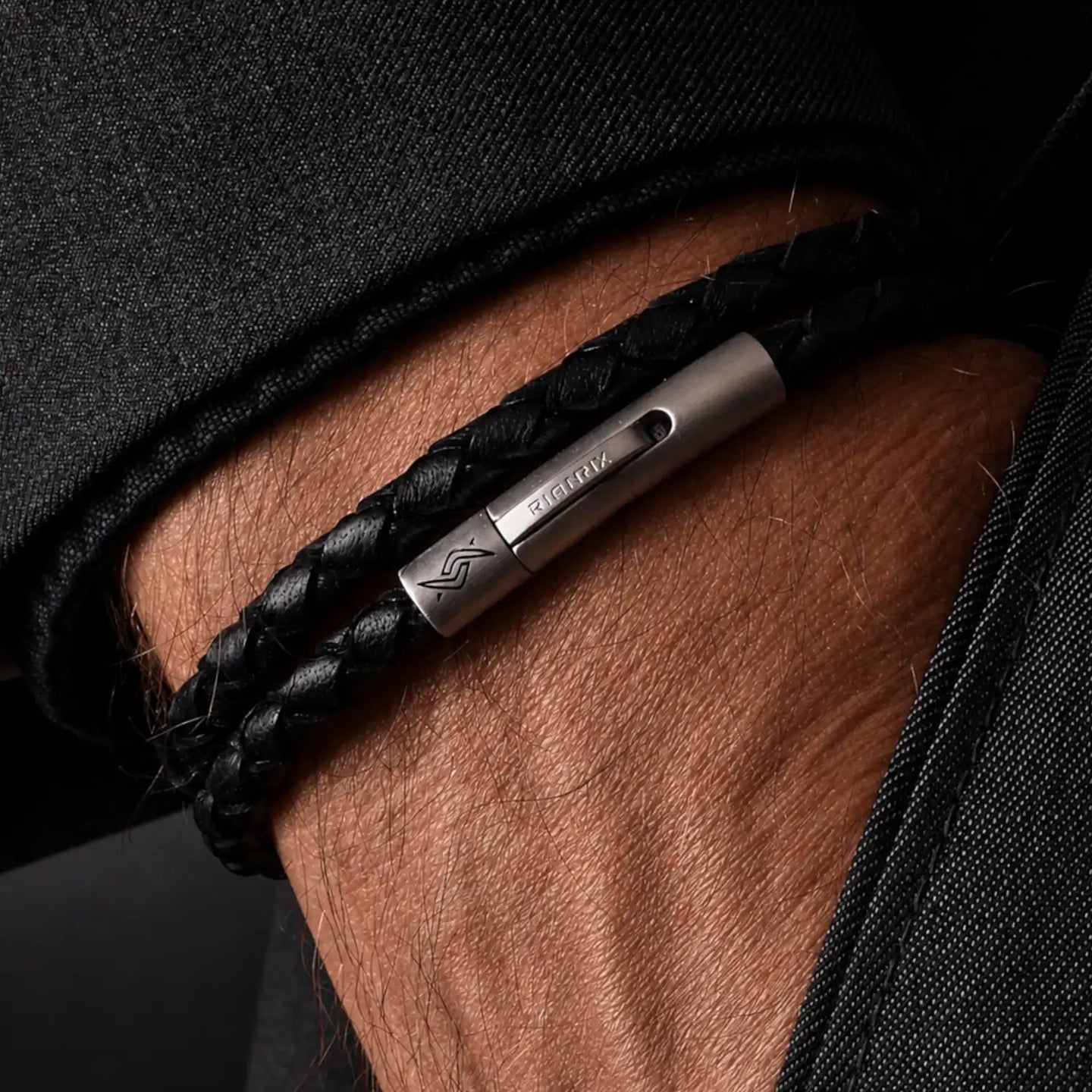 Lennox – 4mm Super Soft Nappa Bracelet (Classic Black)