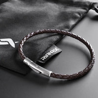 Liam - 4mm Leather Bolo Bracelet (dark brown)