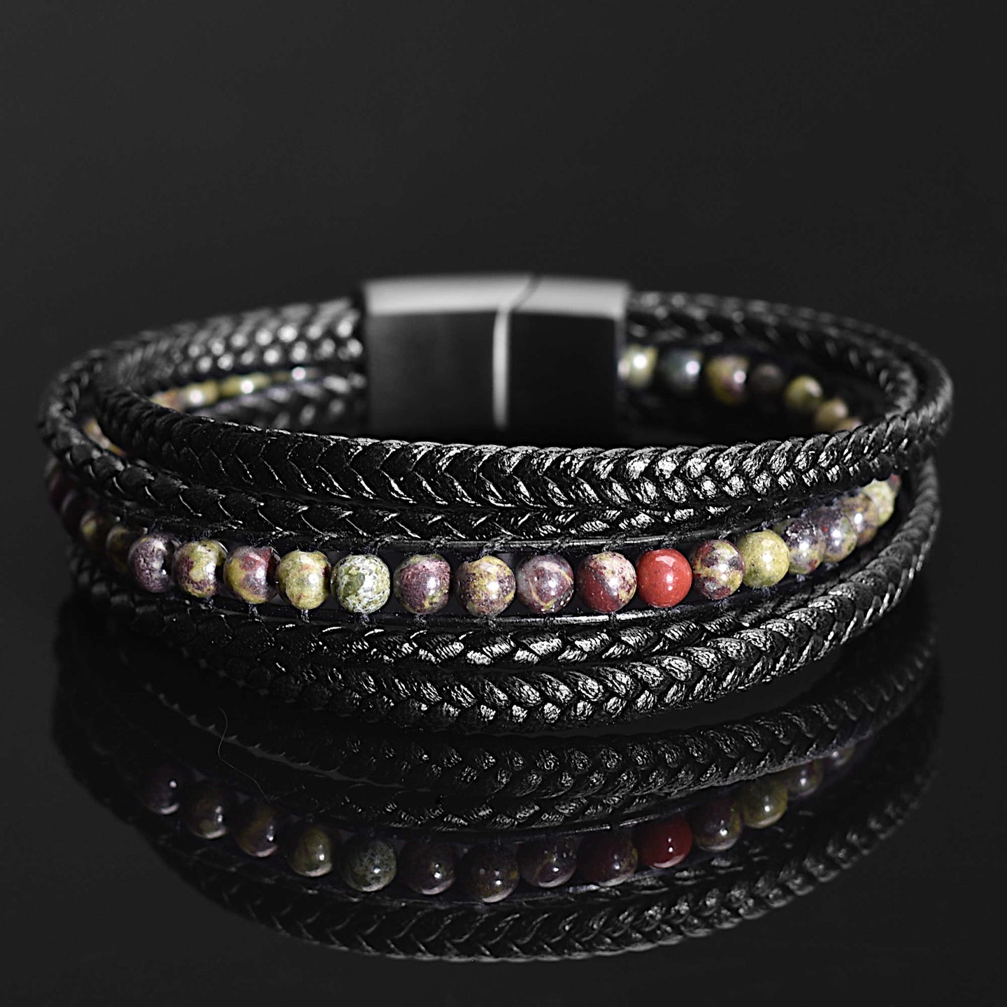 The Drakar Set – Men’s Bracelet Bundle (Triple Leather)