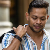 The Axton Set – Men’s Bracelet Bundle (Triple Leather)