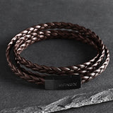 Nocturne — Triple Nappa Leather Bracelet