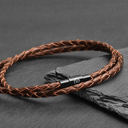 Orion – 3mm Soft Leather | Metallic Brown