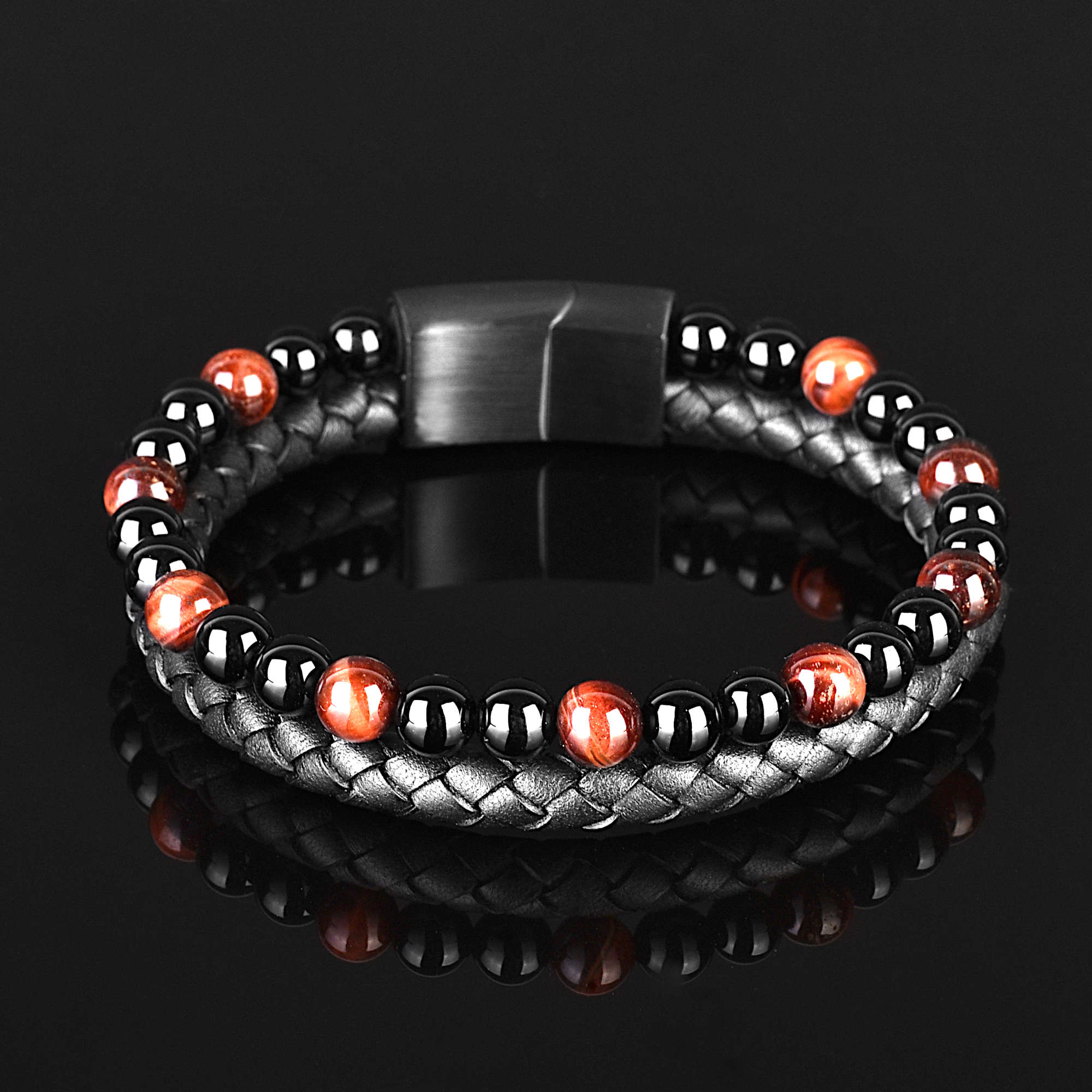 The Axton Set – Men’s Bracelet Bundle (Triple Leather)