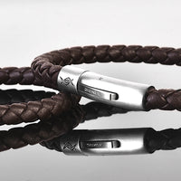 Sepia - 6mm Nappa leather bracelet in dark brown