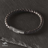 Sepia - 6mm Nappa leather bracelet in dark brown