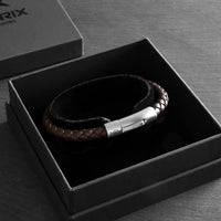 Sepia - 6mm Nappa leather bracelet in dark brown