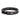 Shadow - Genuine leather bracelet with black flash stone