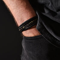 Varek — Dragon Blood Stone Multi-Layer Bracelet