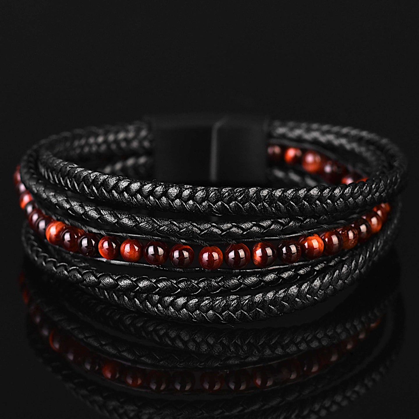 The Axton Set – Men’s Bracelet Bundle (Triple Leather)
